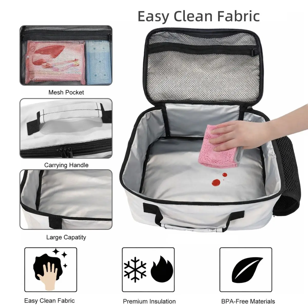 Bolsa de almuerzo con aislamie - Tote Bag Sublimation reseña y precio