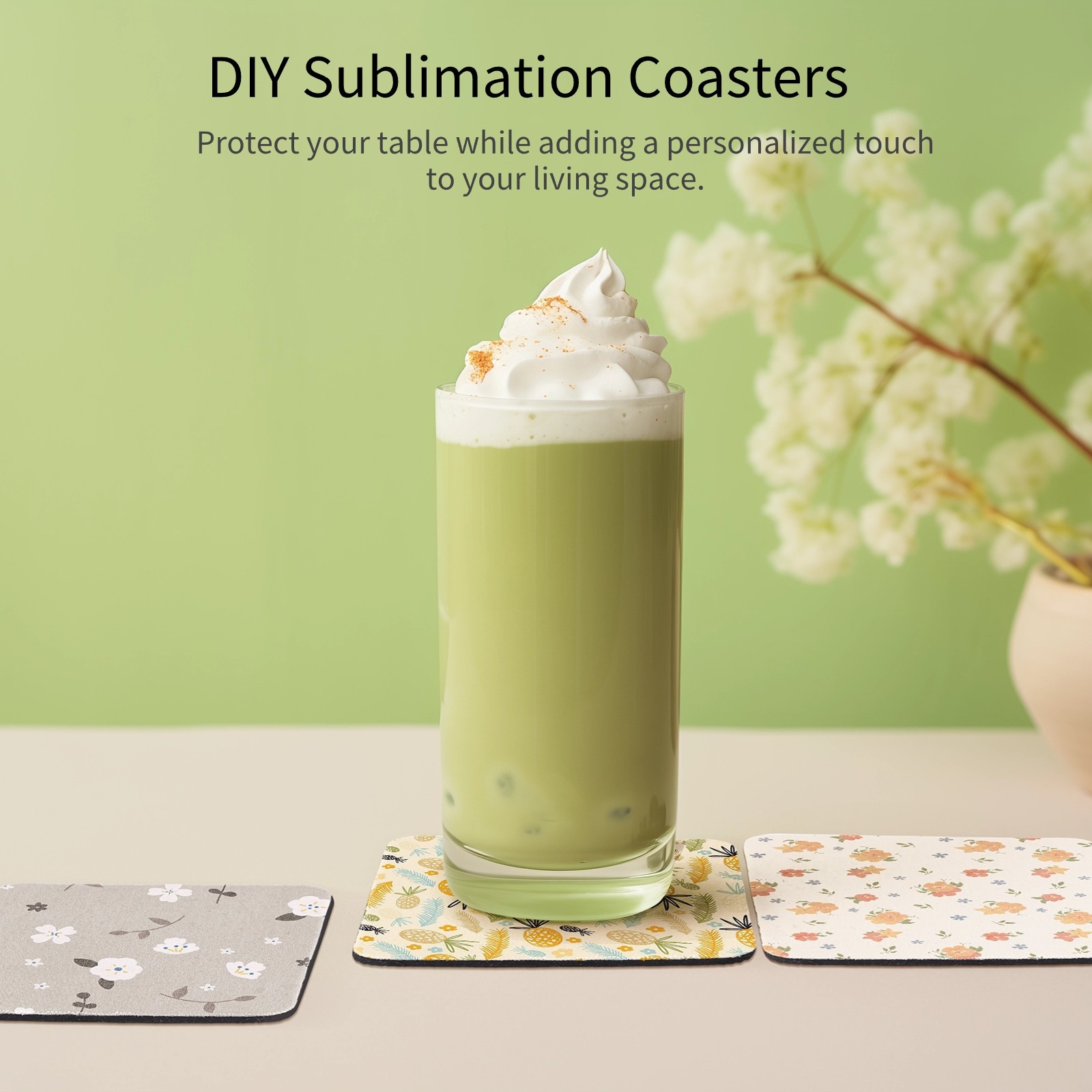 100 Uds. Posavasos de sublimac - Coaster Sublimation Blank reseña y precio