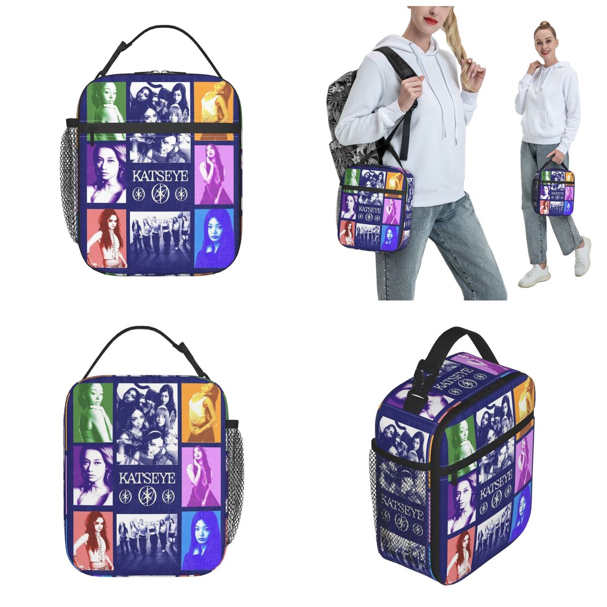 Katseye cartel bolsas de almue - Tote Bag Sublimation reseña y precio